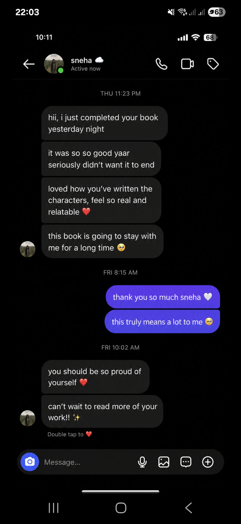 Reader moment
